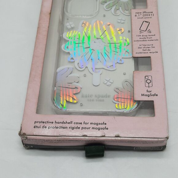 Kate Spade NY iPhone 13 Case Hardshell Protective Magsafe 6.1" Drop Tested - Picture 2 of 5
